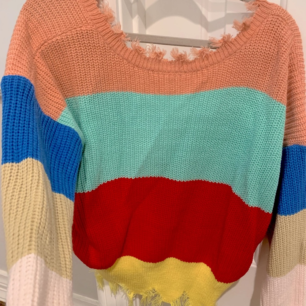 Color Block Sweater
